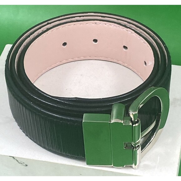 38" Reversible Ribbed Belt Black or Pink - Picture 4 of 6